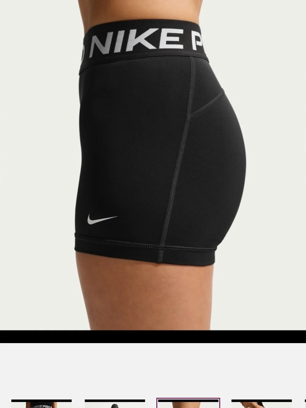 Nike Women’s Black Pro Stretch Bike Shorts